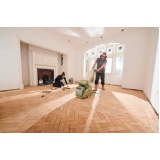 clareamento de piso de madeira Vila Romana