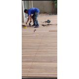 manutenção de deck de madeira Santo André