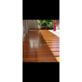 manutenção deck madeira valor Vila Romana