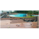 reforma de deck piscina preço Jardim dos Jacarandás